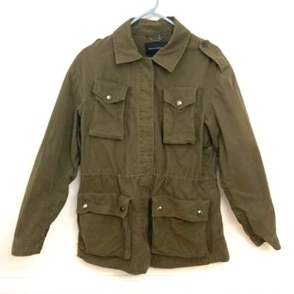 Banana Republic Jackets & Blazers - Banana Republic Utility Jacket Women’s S Olive Green 100% Cotton